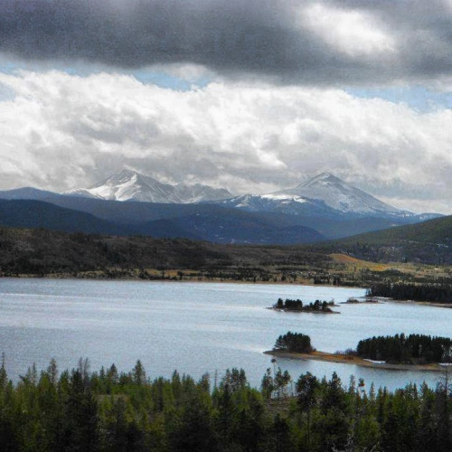 Lake Dillon in the Rockies, Colorado. I love this state.