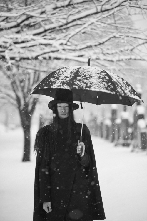 Heavy snowy day in New York.Photo by Shimpei Mito http://www.mitograph.com/