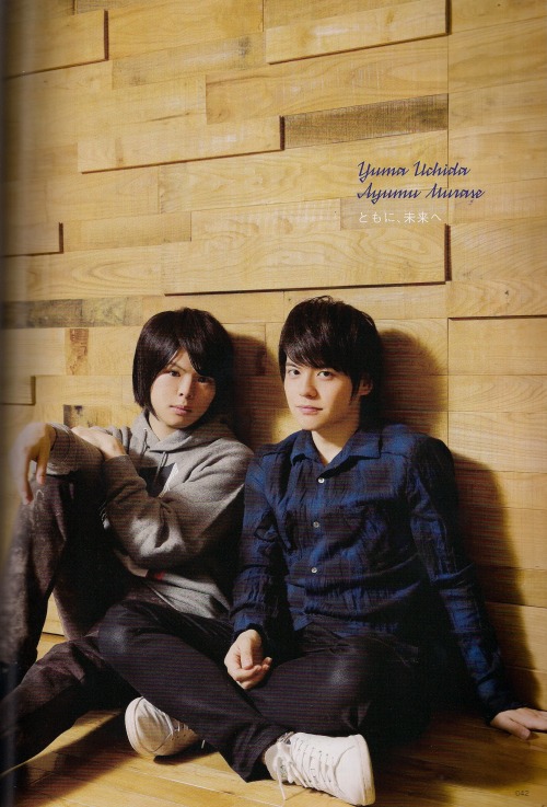 VOICE Newtype No.063FACE 2 FACE 03 / Ayumu Murase &amp; Uchida Yuuma1 / 2 / 3 / 4 / 5 Please ask