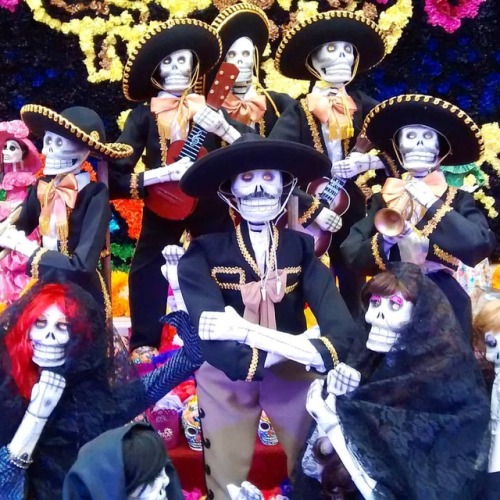 Que suene el mariachi  . . . #mexico #mexicanfolkart #mexicanart #altardemuertos #ofrenda #diademuer