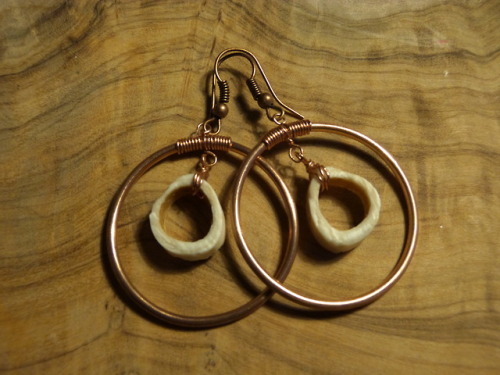 A couple more new pieces from today’s shop update - featuring copper and bones. Find Them Here On Th