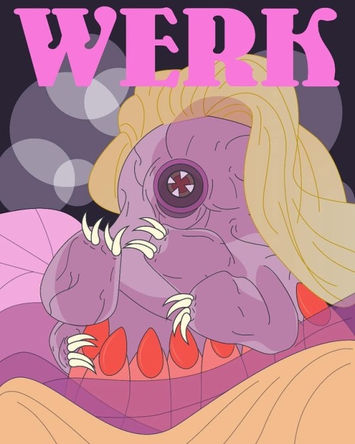 #drawingpride for June!  Day 13: #WERK Serving #SexyTardigrade realness inspired by the amazing @kim