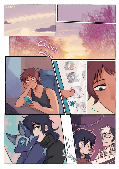 VR/college AU part 21-1!in which Lance is trying to connect some dots and Keith just