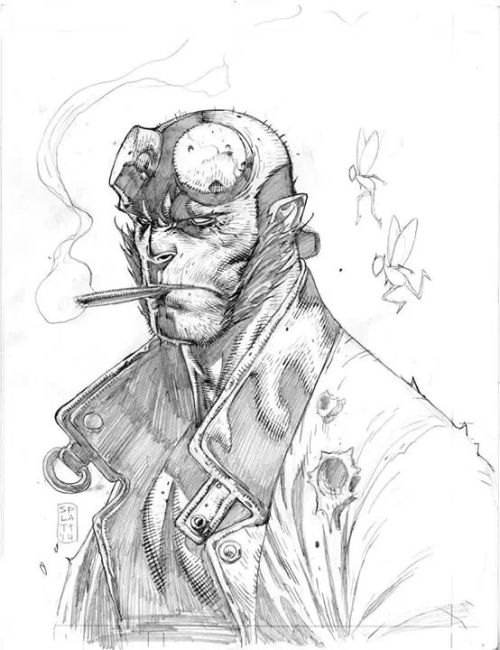 failed-mad-scientist: Hellboy - Stephan Platt