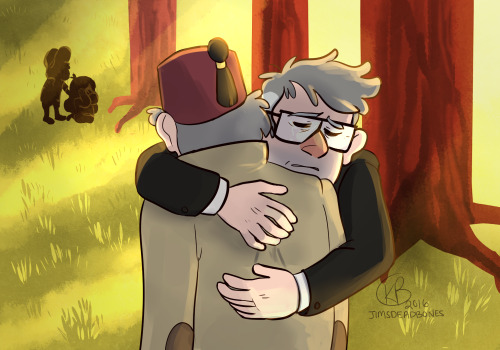 jimsdeadbones: Sincere sibling hug