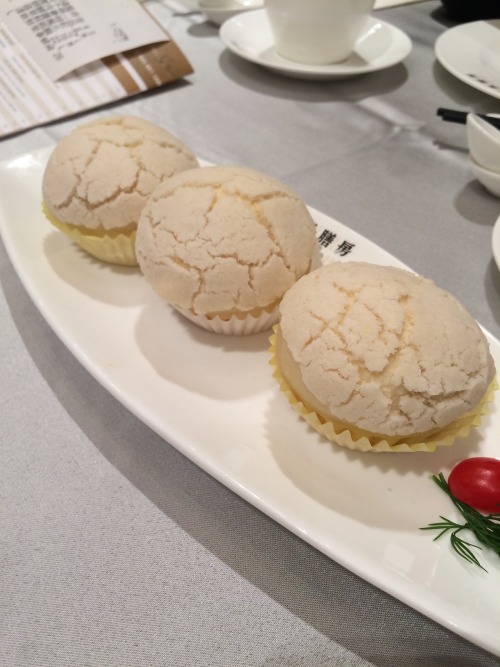 BBQ pork bun and sweet pastry dessert at Yu Seafood This is definitely not your average dim sum res