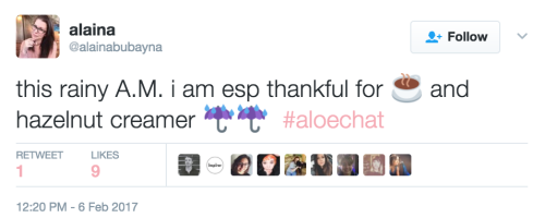 Join the conversation and use #AloeChat