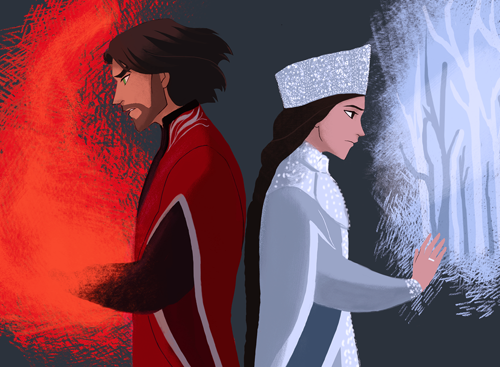art blog — Tsar Mirnatius and Irina. From Spinning Silver by...