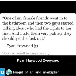 foreverachievinggamer:  Ryan Haywood everyone.