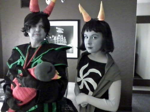 cosmictier:railsb4pails:So this is my 52-year old mom and I as the Dolorosa and god-tier Kanaya. She