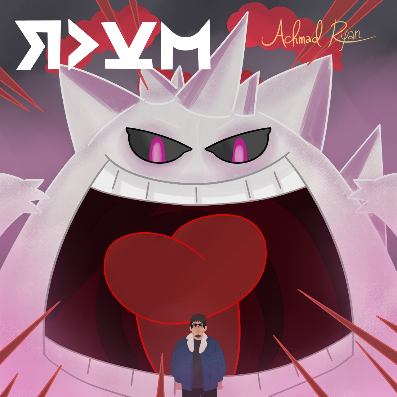 Shiny Gigantamax Gengar (Shuffle) by Noodnood966 on DeviantArt