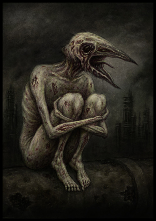 Jflaxman aka James Flaxman (Australian, b. 1978, Sydney, Australia) - The Songless Bird, 2012  Digit