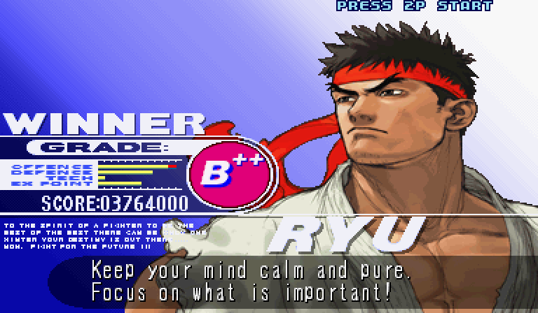 I remember thinking that Ryu and Ken had hit peak ugliness in Street Fighter 3, and
