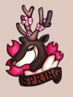 the-velveteen-buneary:  Sawsbuck Spring.