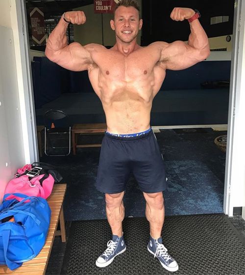 musclestimulus: lovedolmanche: Huck Finn looking Aussie Mike Pearson.  Thick muscle indeed. MuscleStimulus.com ::  This dude has it GOING ON. 