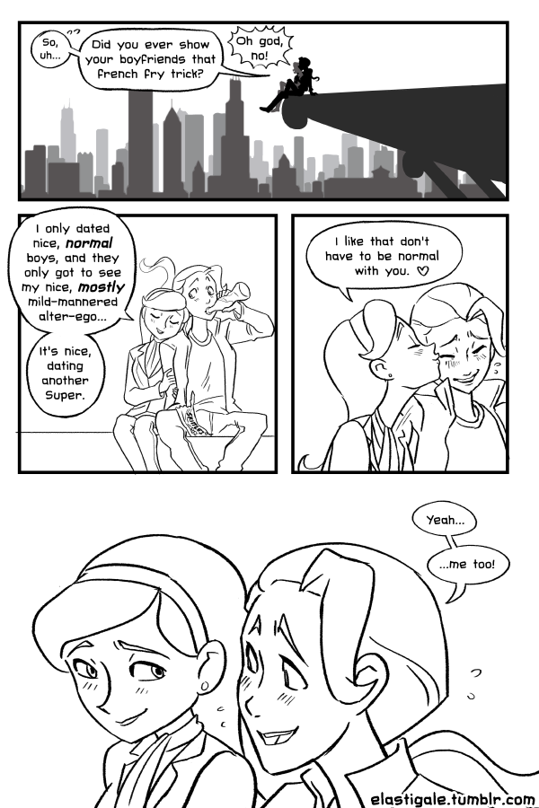 elastigale:  The long-awaited sequel to this comic. It ended up getting way longer