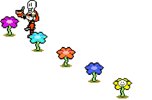 All The Sprites From The Recent Newsletter! Notably We're Getting Some New Flowey Sprites For The First