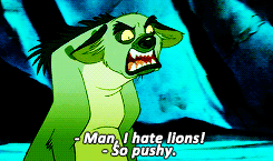  raven♥ requested: hyenas + quotes 