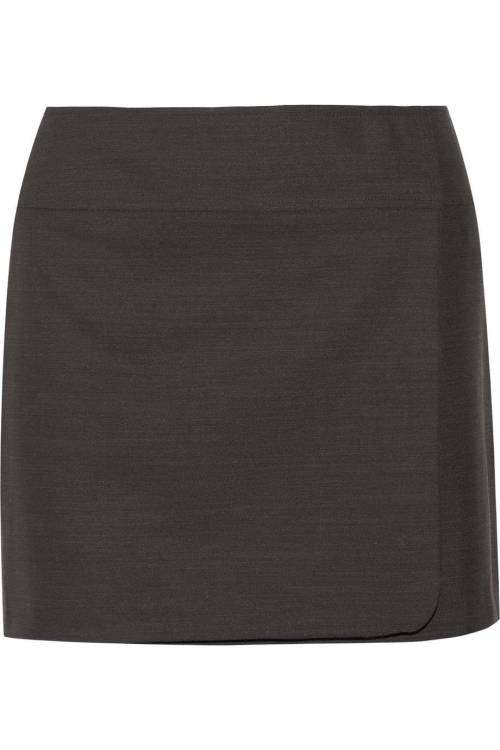 hipster-miniskirts:Katen stretch-wool wrap skirtShop for more Skirts on Wantering.