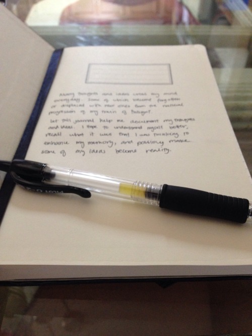 💭for thoughts and ideas💬 to better myself. ✒️ “And one of the most forgotten habit of successful people is keeping a journal”-Alex Hamm