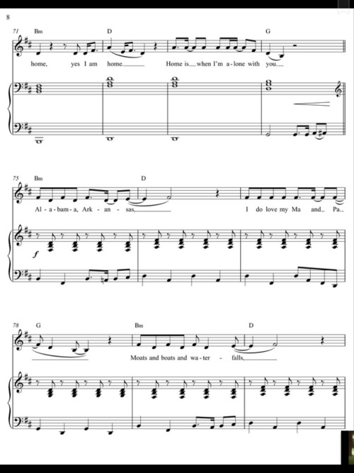 welovepianoforever: Home - Edward Sharpe ft. The Magnetic Zeros (Piano Sheet)