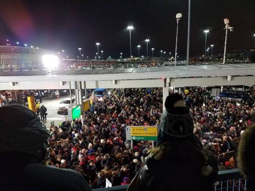 mcgarrygirl78: remikanazi: Just got to #JFK. Massive crowd America the Beautiful. 