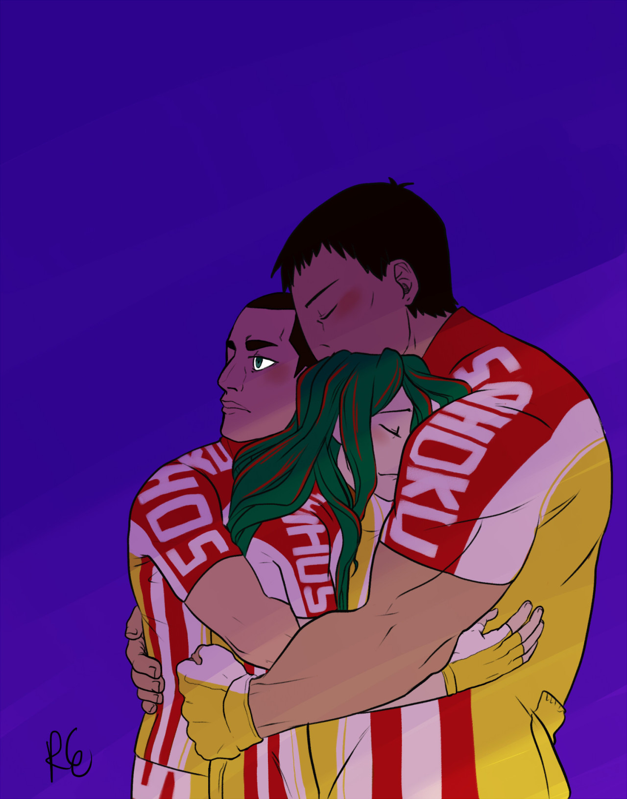 rougeshome:  I realized at the end I could’ve made just one where they all had