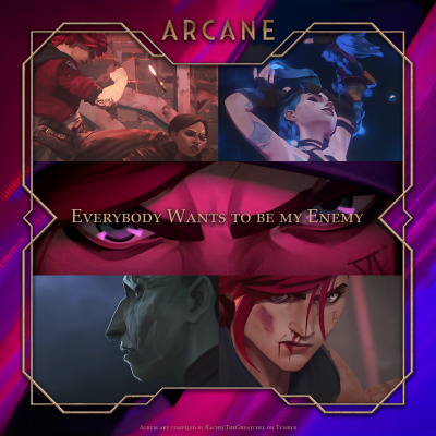 itsherohmygod:Arcane Album Covers :)redbubble link
