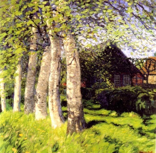 impressionism-art:  Frühling in Worpswede 1900  Hans am Ende