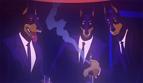 bara-godzilla: some cool dogs Caravan Palace — Lone Digger (x) 
