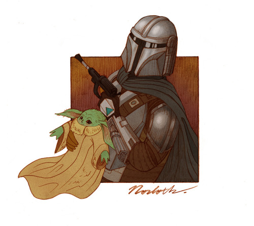 More Mando with Grogu.