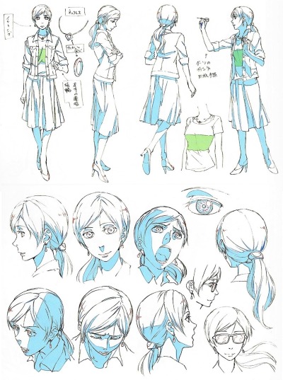 PS: pqxv tbfoa — Death Parade (デス・パレード) Model sheets by character