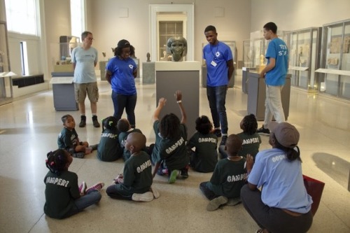 For the past year our Teen Apprentices have spent their time working in the Brooklyn Museum as a par