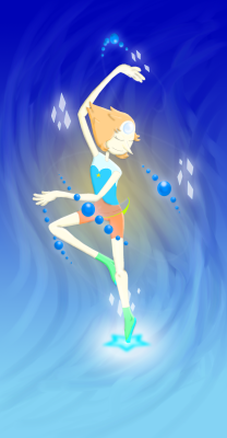 dragondrawer900:  Here is pearl dancing with