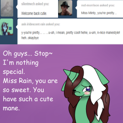 ask-peppermint-pattie:  I have such the sweetest
