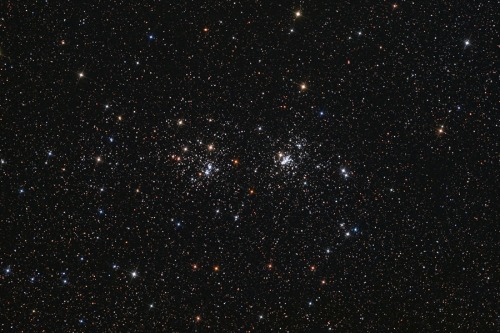 gravitationalbeauty:  The Double Cluster  