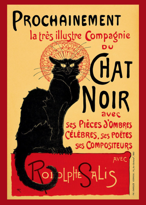 AURIOL, George. Le Chat Noir, Avec ses pièces d'ombres célèbres, ses poëtes, ses compositeurs. by Ha