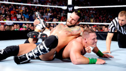 fishbulbsuplex:  C.M. Punk vs. John Cena  Teaching Cena some new moves&hellip;