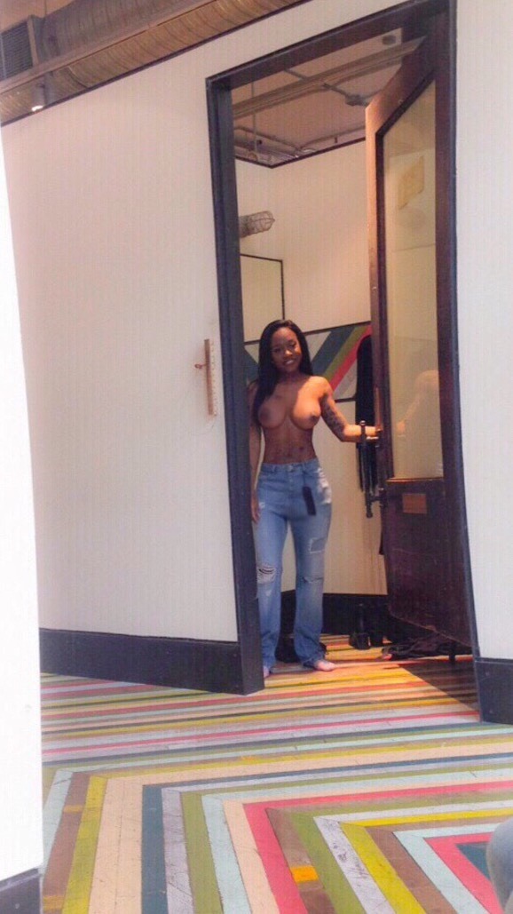 makemycamerasweat:  when you mistakenly open the wrong dressing room door. @blackporndaily