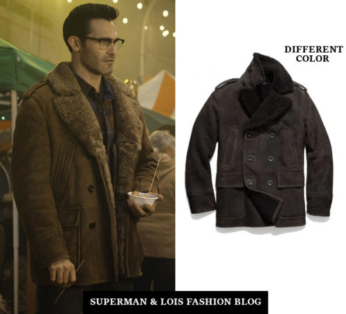 Who: Tyler Hoechlin as Clark Kent/SupermanWhat: Coach Astor Shearling Peacoat - Sold OutWhere: 1x05 