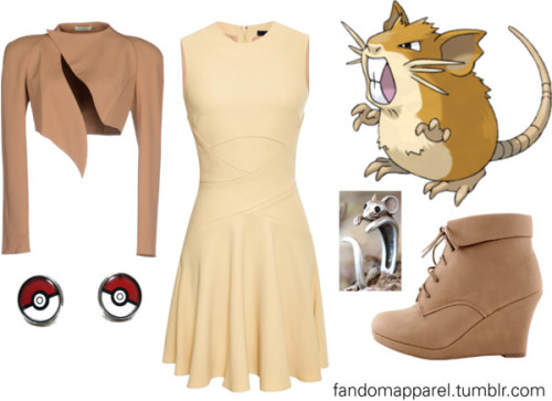 Raticate by soundofinevitability featuring crystal ringsElie Saab beige dress, £1,255 / Thierry Mugl