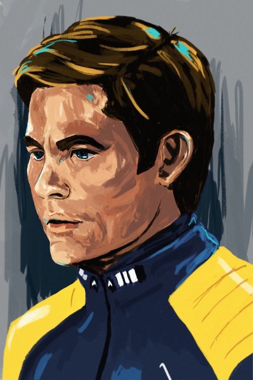 abbykcart: jim bc star trek and i cant get over cpines face