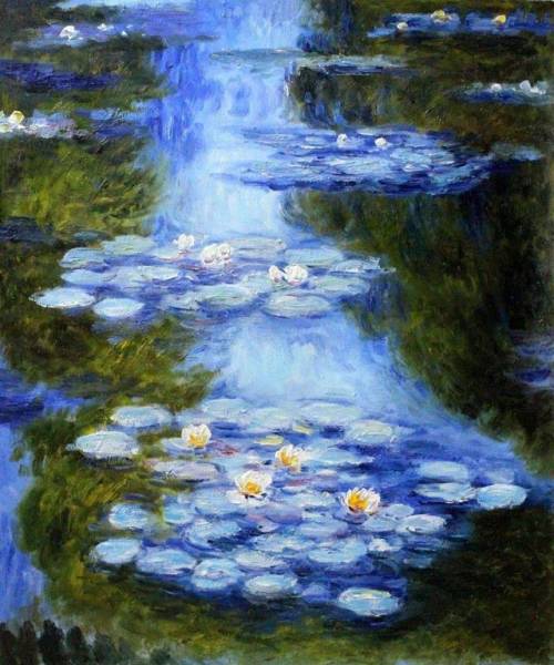 afaerytalelife:Waterlilies, by Claude Monet.