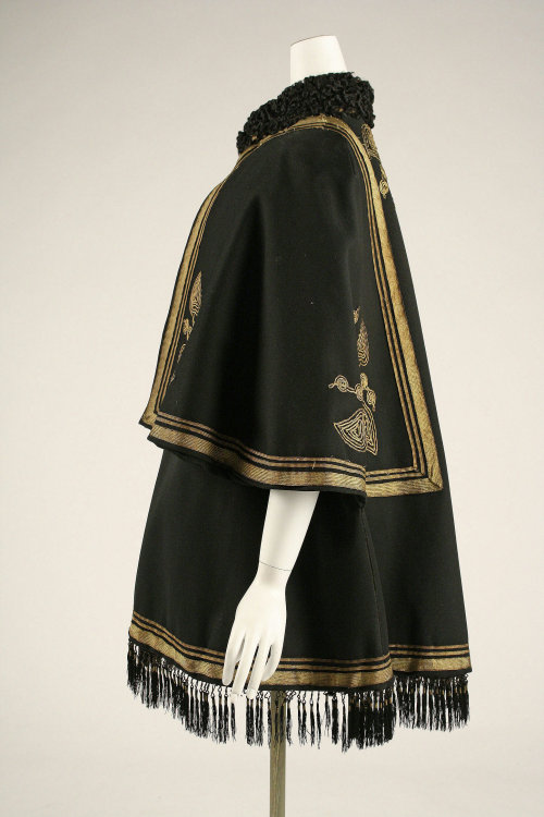 Woman’s cape, date 1863-67; Eastern Europe