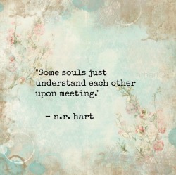 nrhartpoetry:  Soul mates 💓 nr hart