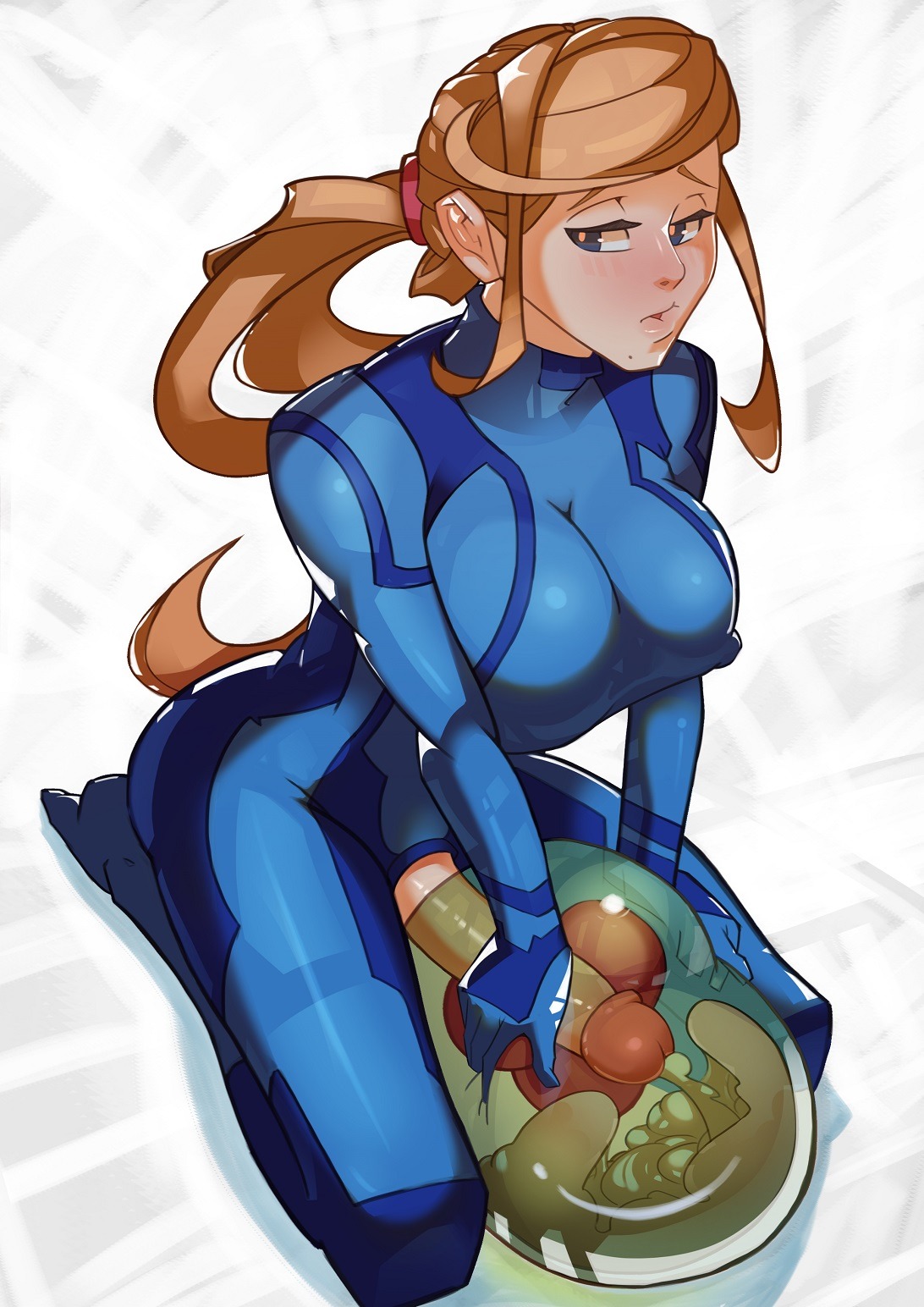 Metroid zero suit samus sexy