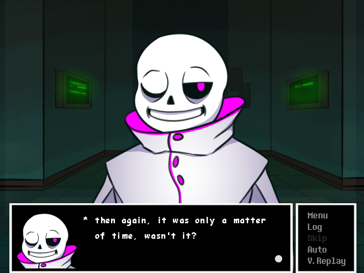 megalosomnia — Finally made a Sans AU, his name is Baggs.