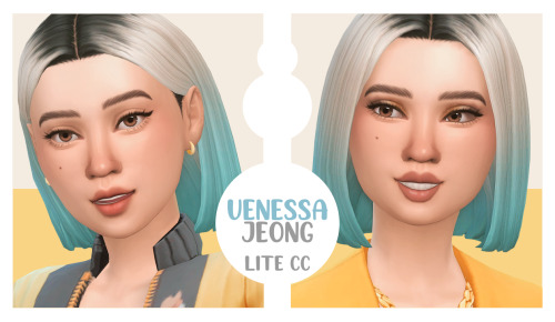 VENESSA JEONG - TOWNIES MAKEOVER (LITE CC)Origin ID: MagalhaesSims (remember to enable custom conten