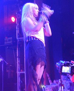 Go Jane: Belted Tiered High-Low Skirt Worn At: Loud Tour Concert #1: Yost Theatre (Santa Ana, CA) Pr