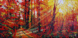 artbeautypaintings:  Autumn fire - Stuart